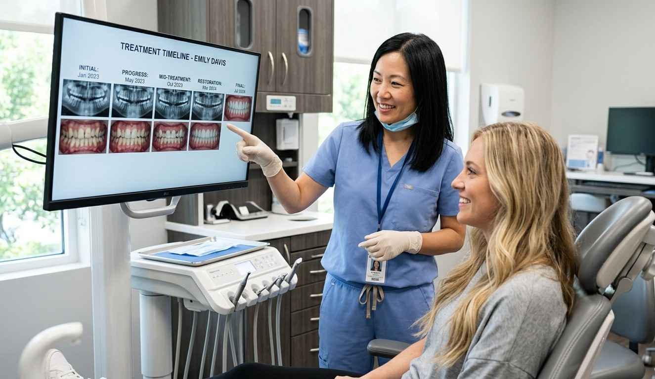 Veneers vs teeth whitening at Dental Associates of NJ in Bayonne