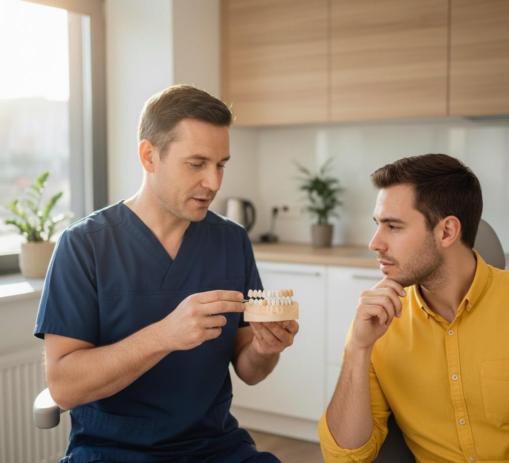 Veneers vs teeth whitening at Dental Associates of NJ in Bayonne